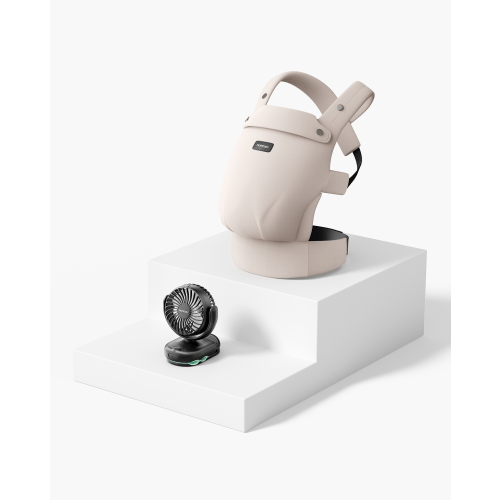 Outing Essentials Bundle: Baby Carrier and Clip-On Stroller Fan