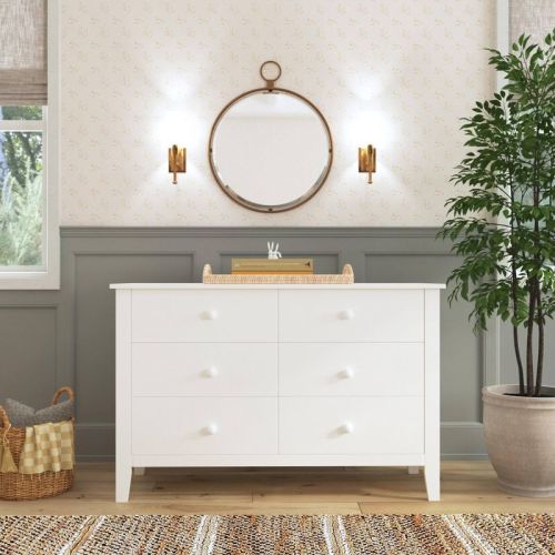 Carter's by DaVinci Morgan 6 Drawer Double Dresser - White