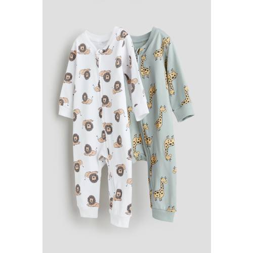 2-pack Patterned Cotton Pajamas