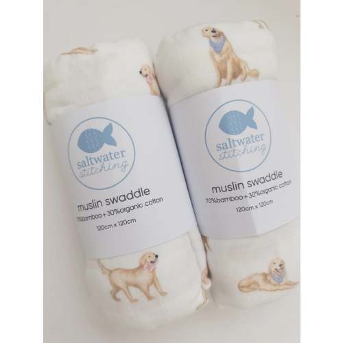 Golden Dreams Swaddle Blanket