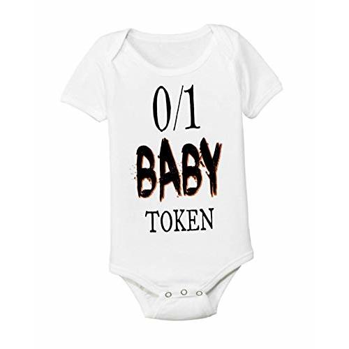 Magic Nerd Baby 6-12 Months MTG Funny Bodysuit Onesie Parents Gathering TOKEN Infant Newborn Shirt Gamer Dad Gift TOKEN612SS