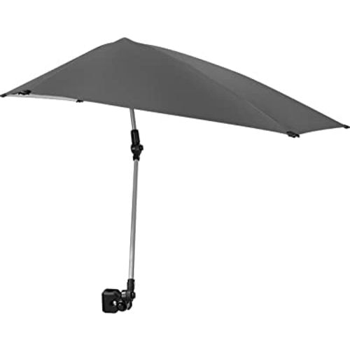 Sport-Brella Versa-Brella SPF 50+ Adjustable Umbrella with Universal Clamp - Regular, Gray