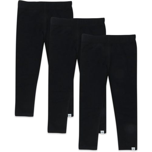 HonestBaby Multipack Leggings Skinny, Flare and Cargo Pants Organic Cotton for Infant Baby Girls, Toddlers, Little Kids