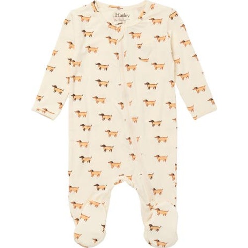 Mini Hot Dogs Zip Footie, 0-3M