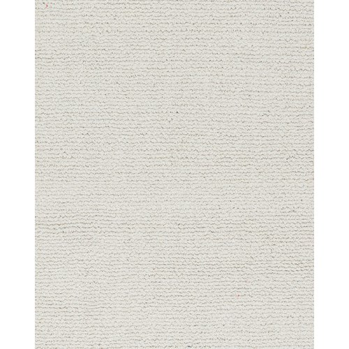Loom Hooked Solid White Eco Cotton Rug