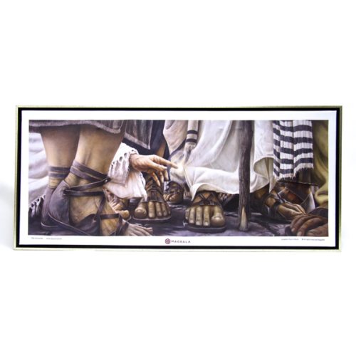 Canvas 'ENCOUNTER' - Replica of the Mural in the Duc In Altum 'Encounter Chapel' at Magdala