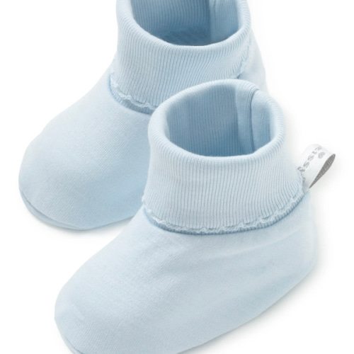 Blue Kissy Basics Booties