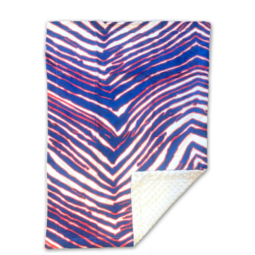 Mafia Stripes - 30" x 40"  Minky Fleece Baby Blanket