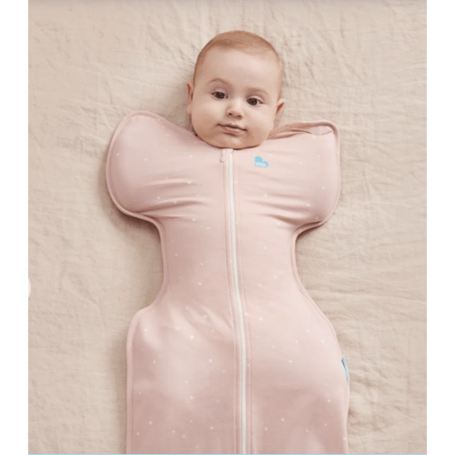 Swaddle Up™ 1.0 TOG Cotton Powder Pink Twinkle