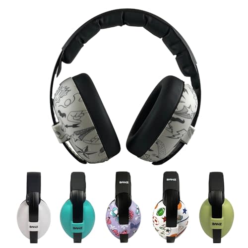 Banz Bubzee Baby Headphones for Noise Protection - Baby Ear Muffs, Newborn Infant & Toddler, 0 to 36 Months, Adjustable