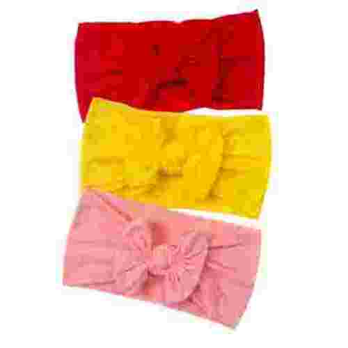 JDEFEG Baby Stuff Toddler Baby Boys Girls Solid Bow Hairband Headwear Headband Elastics Hair Accessories 3 Pack Romper and Headband Baby Girl B One Size