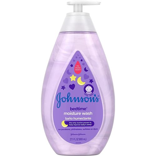 Johnson's Baby Tear-Free Bedtime Baby Moisture Wash with Soothing NaturalCalm Aromas, 27.1 fl. oz