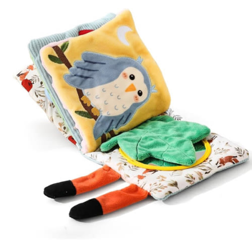 Soft Baby Book Sensory Books for Babies Newborn Infant Toys with Touch and Feel, Crinkle Pages, Mirror, Textures Early Learning Toy Gift for Tummy Time & Sensory Development