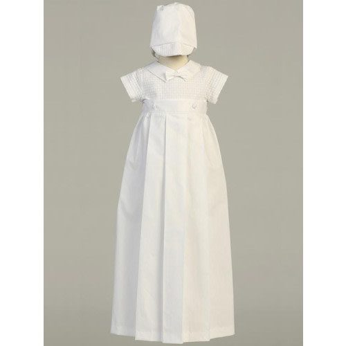 Mason - Cotton Romper with Detachable Gown Christening Outfit - St. Jude Shop, Inc.