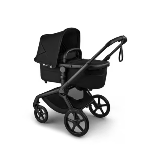 Bugaboo Fox 5 Renew 2-in-1 stroller heritage black sun canopy, heritage black fabrics, black base | Bugaboo