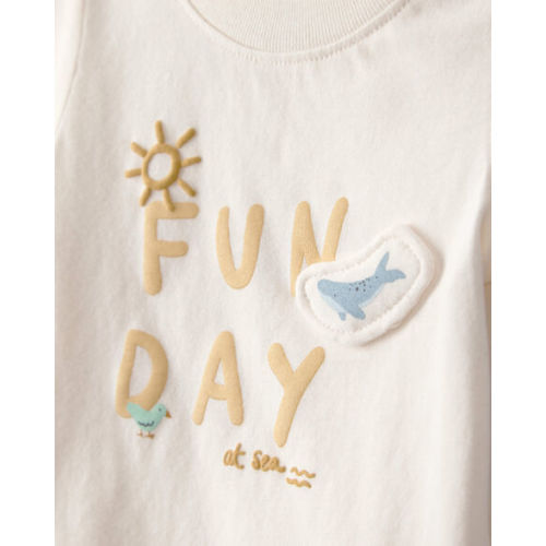 Baby 'Fun Day At Sea' Graphic Tee - Ivory | Carter's