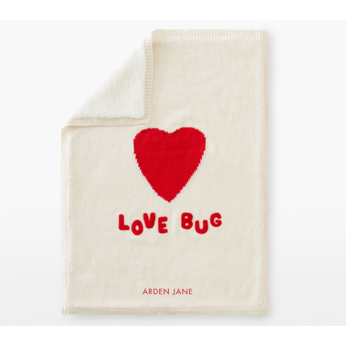 Love Bug Heirloom Baby Blanket