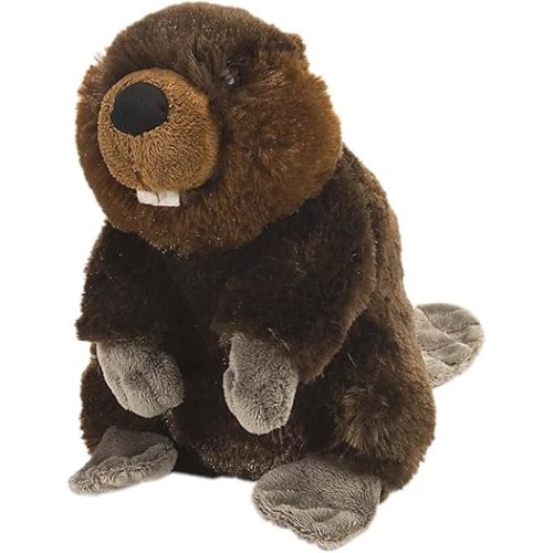 Wild Republic Beaver Plush, Stuffed Animal, Plush Toy, Gifts for Kids, Cuddlekins 8 Inches,Multi