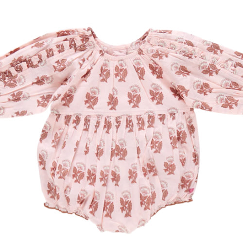 Baby Girls Katya Bubble - Pink Flower Drop – Pink Chicken