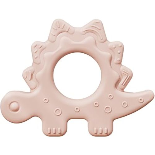 Baby Teething Toys for Babies 0-6 Months, Baby Teethers for Babies 3-6 6-12 Months Silicone Baby Chew Toys Gifts for Must Haves, BPA Free Stegosaur
