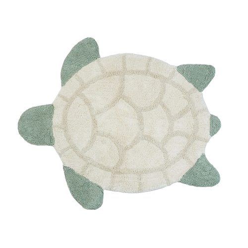 Callowaymills Washable Rugs/ Kids Rugs Knotted Cotton Sea Turtle Irregular Indoor Solid Machine washable Pet Friendly Area rug in the Rugs department at Lowes.com