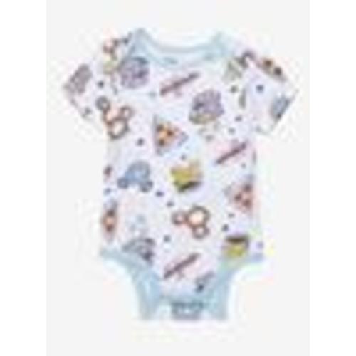 Disney Mickey Mouse Food Allover Print Infant One-Piece - BoxLunch Exclusive | BoxLunch