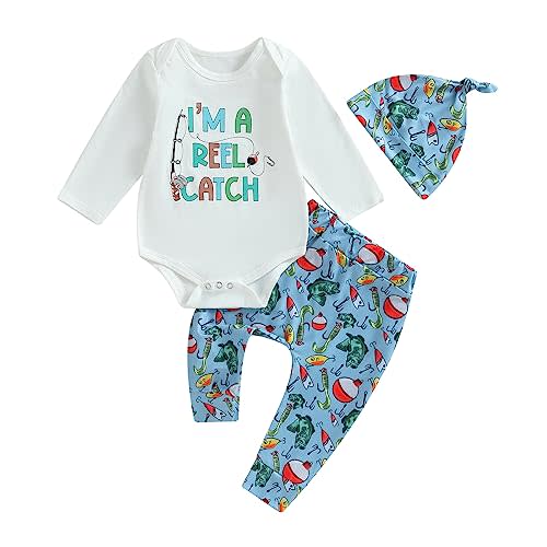 Newborn Baby Boy Fall Winter Clothes Letter Long Sleeve Onesie Romper Top Football Pants Outfits Set Hat