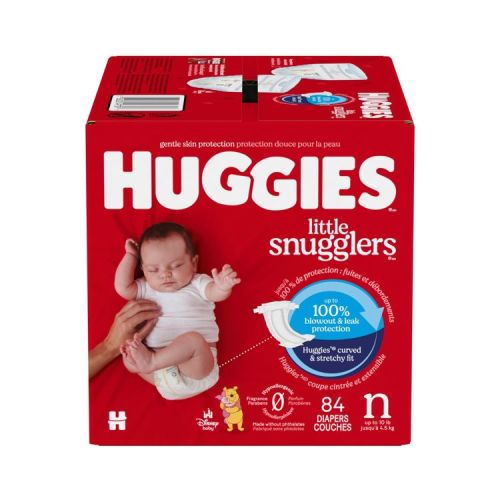 Huggies Little Snugglers Diapers - Newborn - 84ct