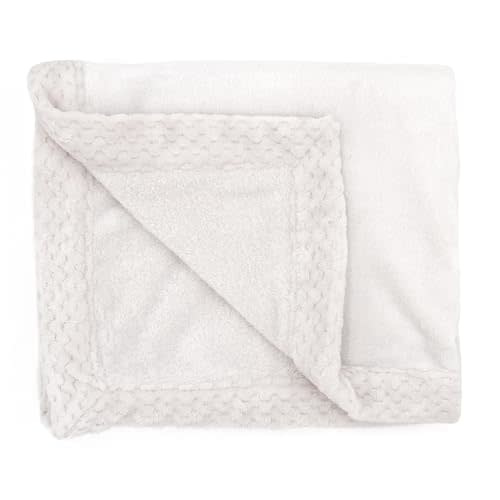 aden + anais Plush Blanket - Soft Minky Baby Blanket for Infants, Toddlers, Kids, for Crib, Stroller, Travel, Oatmeal