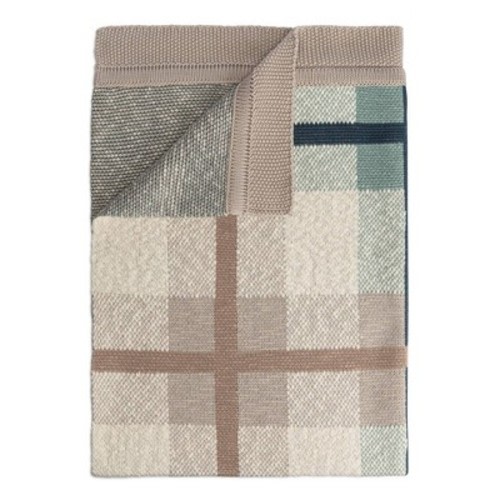 Crane Baby Charlie Farmhouse Knitted Plaid Blanket: 100% Cotton, Classic Patterns, Loomed, 1-Pack
