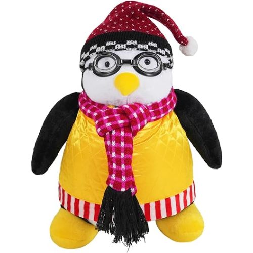 TV Penguin Stuffed Plush Joey's Friend, Rachel Toy Cute TV Plush for Christmas, Birthday Gift 15"