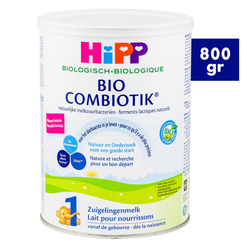 HiPP Dutch Organic Combiotic First Infant Milk Stage 1 - 800g | EU Certified, Gentle Formula