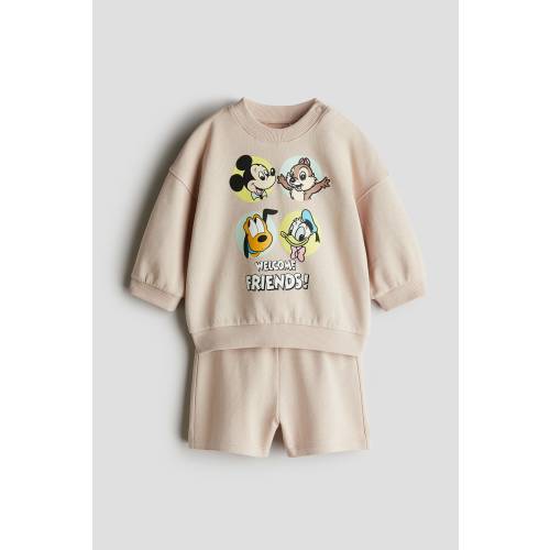 2-PIECE SWEATSUIT WITH PRINTED MOTIF
