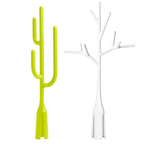 Boon Poke and Twig Baby Bottle Drying Rack Accessories - Space Saving Baby Accessories for Baby Bottle-Feeding Supplies - Bottle Rack Dryer Attachments for Baby Bottle Storage - 2 Count