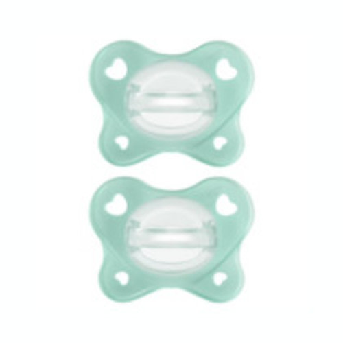 PhysioForma Dual Soft Pacifier - 0-2m, Seafoam, 2pk