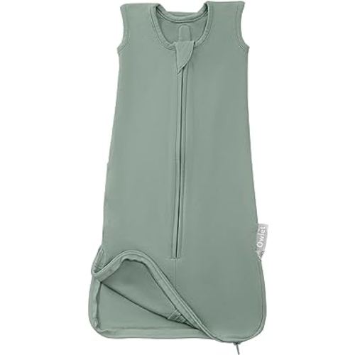 Owlet Dream Sleeper with Swaddle, Baby Sleep Sack and Wrap, Sleepy Sage, 0-3M