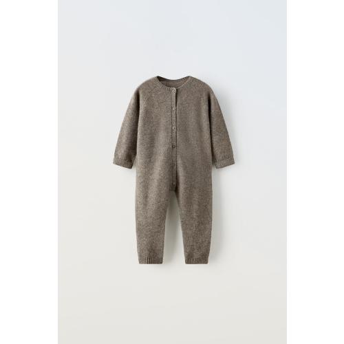 100% CASHMERE JUMPSUIT - Dark tan | ZARA United States