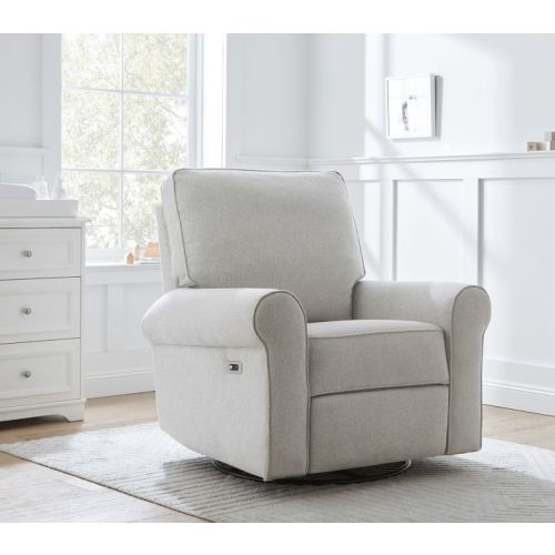 Comfort Swivel Glider Recliner (Platinum)