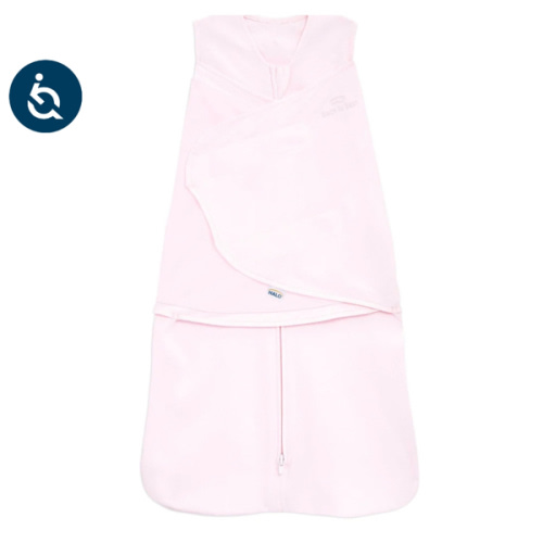Pink Cotton Muslin Swaddle - Newborn | HALO