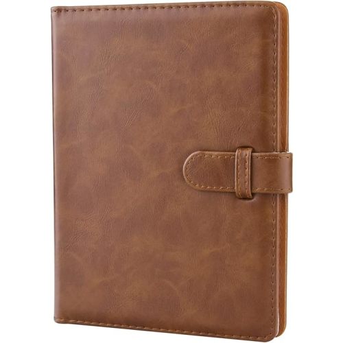 Hapeper 128 Pockets Photo Album Compatible with Fujifilm Instax Mini 12 11 9 8 90 70 40 Instant Camera Films and 2x3 Inch Photo Paper (Brown)