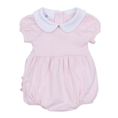 9m Essentials Solid Collared Ruffle Bubble - Pink