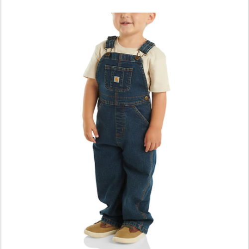 Kids' Washed Denim Bib Overall (Infant/Toddler) | Kid's In Stock Gear | Carhartt