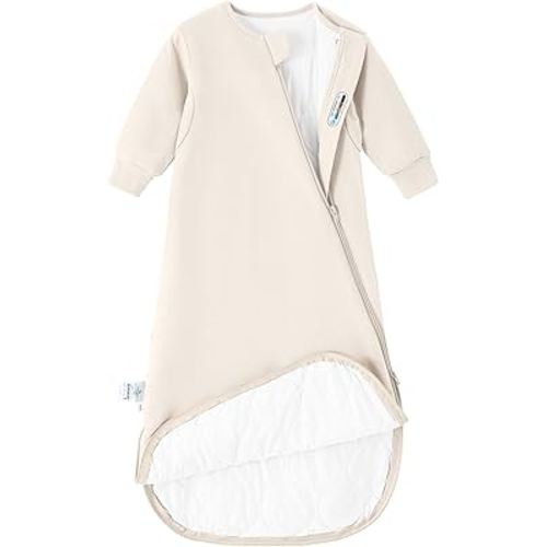 Unisex Sleeping Bag for Babies and Toddlers 1.0 Tog Sleep Sack 18-36Months, Baby Sleep Sack, Newborn Sleep Sack, Wearable Blanket Baby,One Piece Long Sleeves,Gifts for Baby