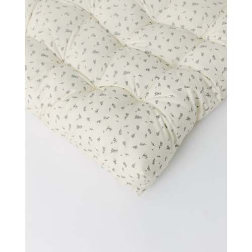 Scarlett Play Mattress, Cream Ditsy/Terracotta - E&E | Maisonette