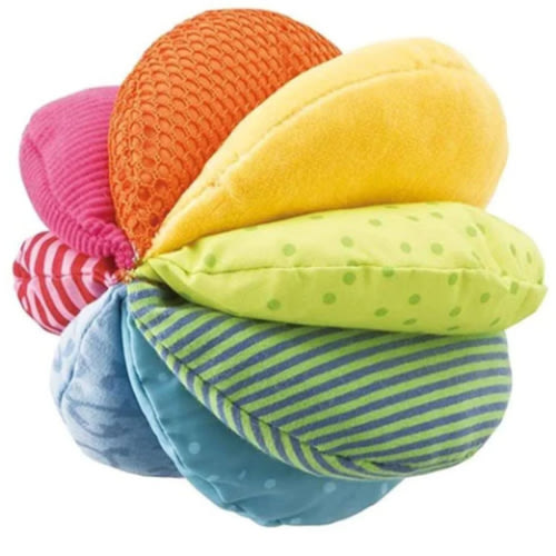 Rainbow Fabric Baby Ball