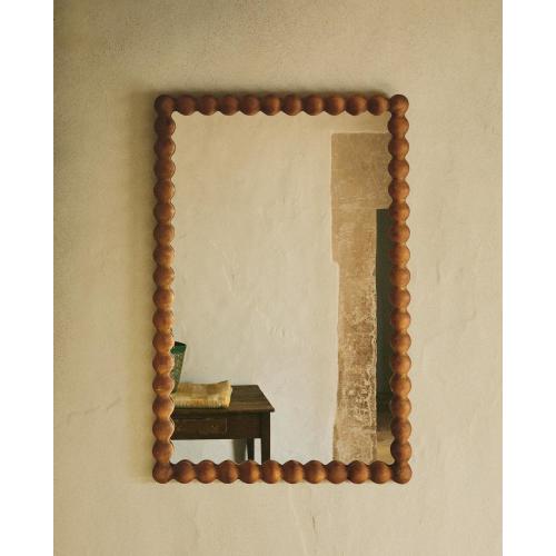 RECTANGULAR WALL MIRROR WITH WOODEN FRAME | Zara Home United States of America