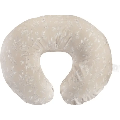 Boppy Original Nursing Pillow, Sand Stick and Twig, Ergonomic Nursing Essentials for Bottle and Breastfeeding, Firm Fiber Fill, with Removable Pillow Cover, Machine Washable