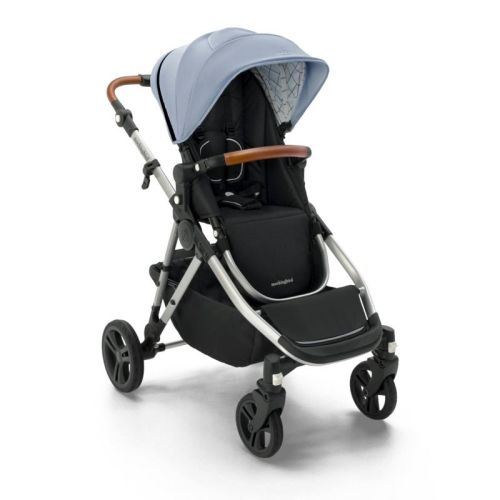 Mockingbird Single-to-double Stroller 2.0 - Black Windowpane
