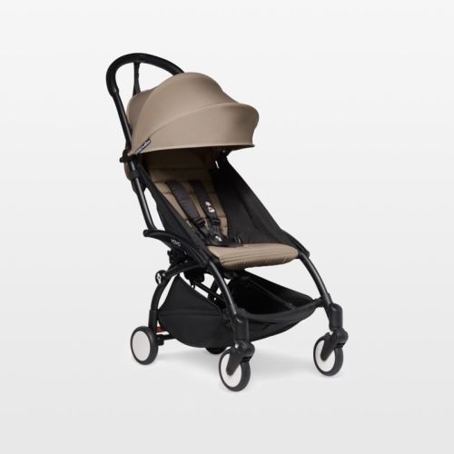 BABYZEN™ YOYO² Stroller Bundle with Black Frame & Taupe 6+ Color Pack