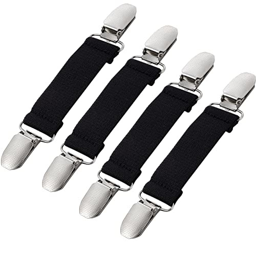 Winter Mitten Clips Elastic Stainless Steel Gloves Clips for Toddler Kids Adults Dress Cinch Sweater Cardigan Shawl Clip